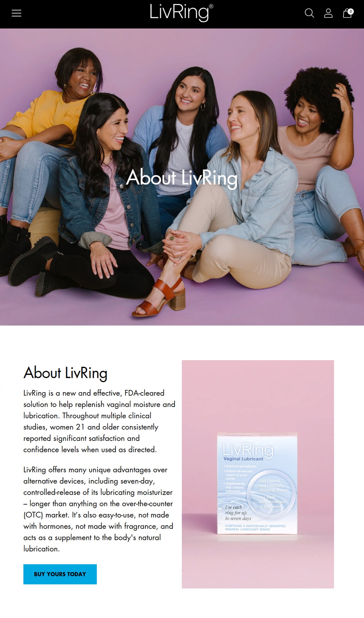 LivRing by J3Bioscience: A Site to Educate and Convert LivRing by J3Bioscience: A Site to Educate and Convert